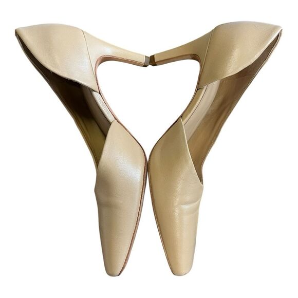 VINCE | Nude Tiana Point Toe Leather Pumps 7 - Picture 5 of 11